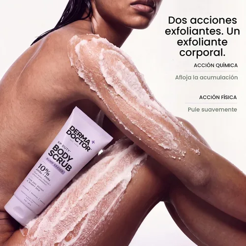Vista 8 de DERMAdoctor KP Bump Eraser Body Scrub, 10% AHAs + PHAs, Rough & Bumpy Skin