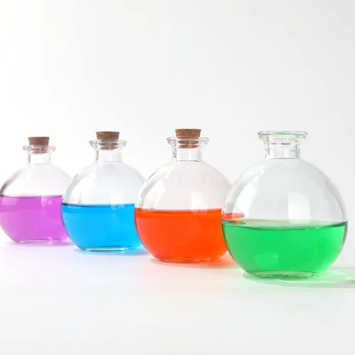 Vista 9 de Magic Season Botellas de vidrio decorativas con tapones de corcho - Botellas de poción de 8.8 fl oz (6 piezas)