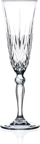 Vista 2 de Lorenzo RCR Crystal Melodia Collection - Juego de copas de champán