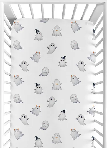 Vista 9 de Sweet Jojo Designs Mini sábana bajera para cuna de niño y niña, color blanco y negro, para cuna, portátil, paquete de cuna y juego, diseño