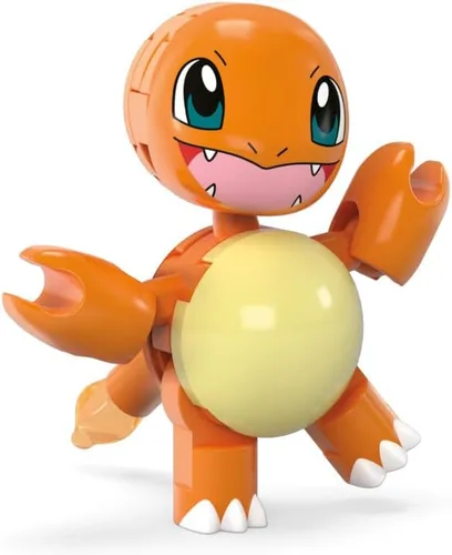 Vista 3 de MEGA Pokémon Juguete de construcción Pokémon Evergreen Charmander Ball para niños a partir de 6 años