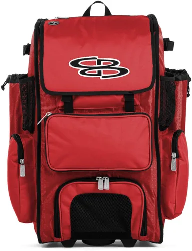 Vista 99 de Boombah Rolling Superpack - Bolsa para equipo de béisbol/sóftbol, varios colores, mango telescópico y capacidad para 4 murciélagos, versión