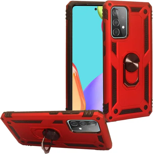 Vista 7 de Para Samsung Galaxy A52 5G (SM-A526) - Funda de teléfono estilo cepillado - CS3 Negro
