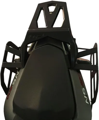 Vista 5 de GP Kompozit Portaequipajes lateral negro compatible con Bajaj Pulsar NS200 2011-2023