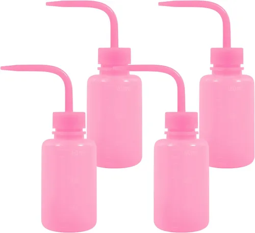 Vista 14 de Paquete de 4 botellas de lavado de tatuajes con difusor de chorro de agua (negro, 5.1 fl oz)