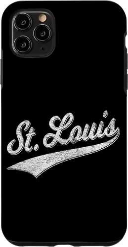 Vista 13 de Funda para iPhone 12 Pro Max ST. LOUIS MISSOURI VARSITY SCRIPT SPORTS JERSEY