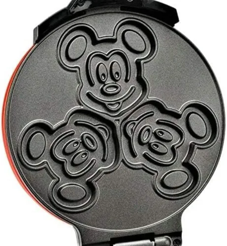 Vista 4 de Disney Mickey Mouse MIC-62 - Máquina para hacer gofres con doble tapa