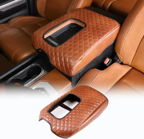 Vista 9 de CHEAYAR Kit de Cubierta para Reposabrazos de Consola Central, Cojín de Reposabrazos de Consola Automotriz Personalizado, Compatible con Toyota