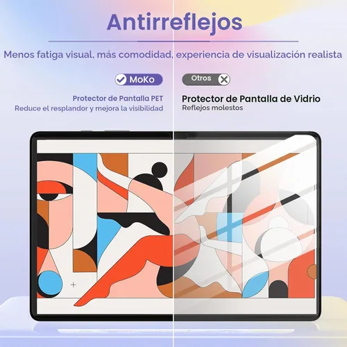 Vista 6 de MoKo Protector de pantalla para Samsung Galaxy Tab S11 Ultra 2025 de 14,6