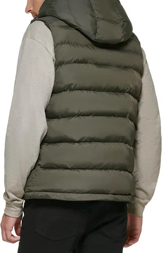Vista 2 de Tommy Hilfiger Chaleco acolchado con capucha para hombre