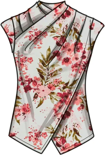 Vista 6 de Simplicity Misses' Tops - Paquete de patrones de costura, código de diseño S9783, tallas 6-8-10-12-14, multicolor