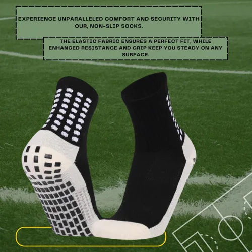 Vista 2 de CABRYONE - Calcetines antideslizantes para hombres y mujeres fitness, deportes, correr, ciclismo, fútbol, baloncesto, voleibol (paquete de 7)