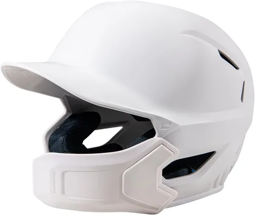 Vista 8 de Champro HXE - Casco de bateo de béisbol mate con protector de mandíbula