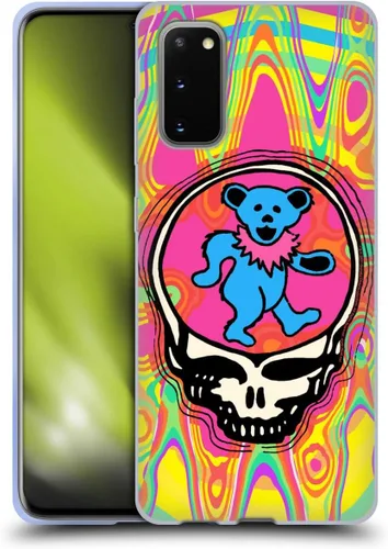 Vista 92 de Head Case Designs Funda de gel con licencia oficial de Grateful Dead Bear Trends [protección de grado militar] compatible con Google Pixel 3