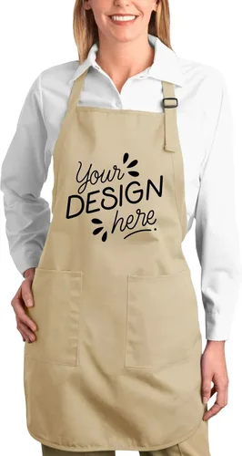 Vista 4 de Moonlight Apparel Delantales personalizados para mujeres y hombres – Delantales personalizados para hombres, delantal de parrilla personalizado