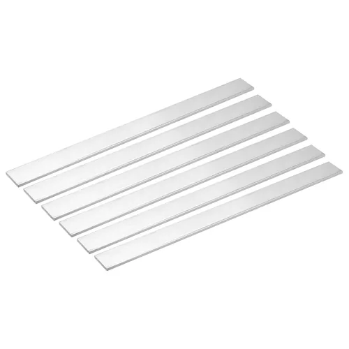 Vista 11 de uxcell Barra plana cuadrada de aluminio, 1-1/2" de espesor 1-1/2" de ancho 12" de longitud Barra cuadrada de aluminio 6061, placa plana de aluminio