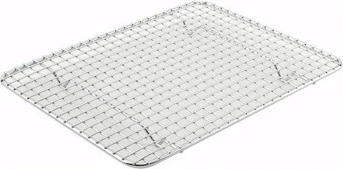 Vista 2 de Winco Rejilla para sartén de vapor de tamaño completo, 10" x 18", cromado