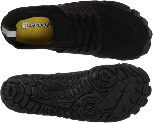 Vista 7 de WHITIN zapatos deportivos de hombre para entrenamiento mixto, calzado minimalista, suela plana, puntera ancha, como andar descalzo