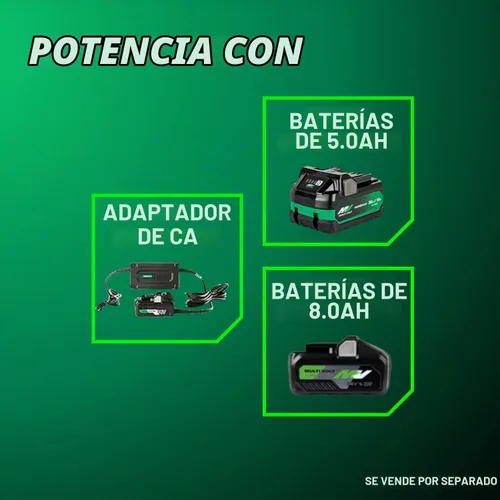 Vista 12 de Metabo HPT Martillo giratorio sin escobillas MultiVolt™ SDS Plus de 36 V con mango en D de 1-1/8 pulgadas, solo cuerpo de herramienta de martillo