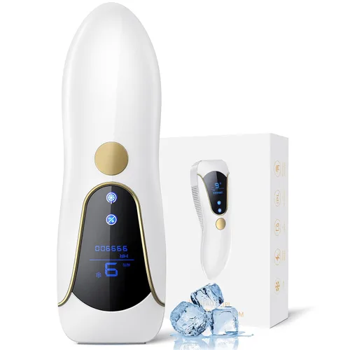 Vista 7 de Depilación láser, depilación láser para mujeres, 9999999 Flashes, dispositivo de depilación, depilación láser IPL para piernas faciales, brazos, uso