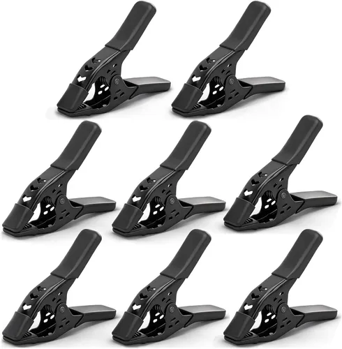 Vista 7 de Abrazaderas de resorte de metal resistentes de 4 piezas de 6 pulgadas: abrazaderas de metal de resorte para carpintería, apertura de mandíbula