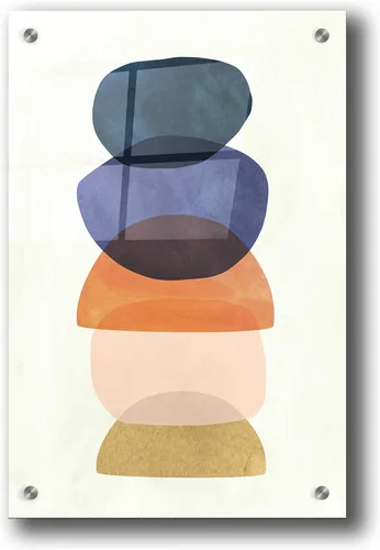 Vista 3 de Epic Art 'Mod Pods I' de Grace Popp, cristal acrílico para pared, 12 x 16 pulgadas