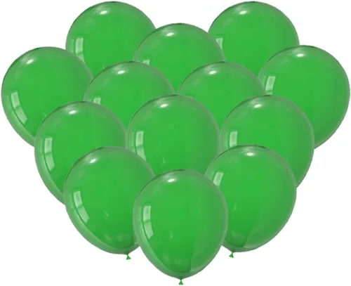 Vista 8 de 100 globos en varios tamaños de 12 y 10 pulgadas, perfectos para Navidad, día de San Patricio, brochas, graduaciones, decoraciones de fiesta de baby