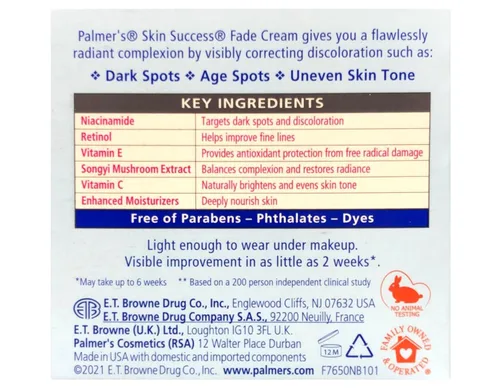 Vista 6 de Palmer's Skin Success Crema antimanchas antimanchas con vitamina E, 4.4 onzas (paquete de 3)