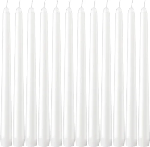 Vista 35 de Juego de 20 velas de pilar negras de 2 pulgadas de ancho x 4 pulgadas de alto, decoración elegante para el hogar, eventos y celebraciones, acabado