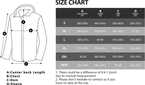 Vista 7 de Little Donkey Andy Men's Waterproof Rain Jacket Outdoor Lightweight Rain Shell Coat for Hiking, Golf, Travel