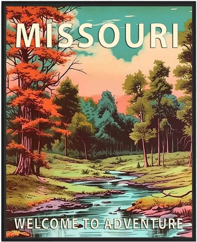Vista 43 de Póster artístico de Alaska, decoración artística de paisaje retro de Estados Unidos, pintura de montaña y paisaje de aventura para dormitorio, sala