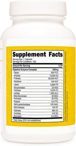 Vista 4 de TransformHQ Suplemento de enzimas digestivas (120 cápsulas) - 16 enzimas, apoya la digestión saludable