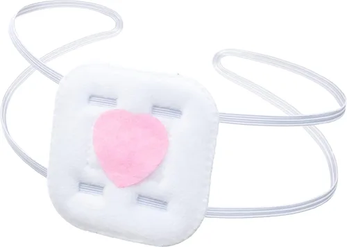 Vista 3 de Anime 3pcs Heart Shape Novelty Prop Role Soft Single-Eyed Eyepatch Cosplay Costume Accessories