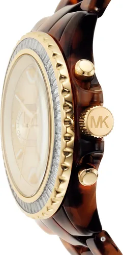 Vista 2 de Michael Kors Everest - Reloj de cuarzo con cronógrafo de acero inoxidable
