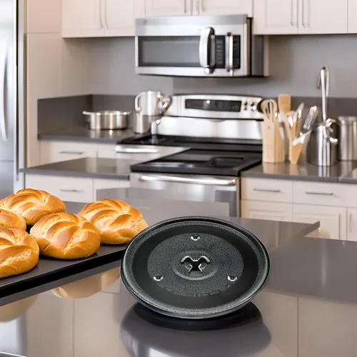 Vista 7 de Placa giratoria de microondas de 10-1/2 pulgadas (10.630 in), bandeja de cocina para microondas compatible con Hamilton Beach 252100500497 HB-P90D23