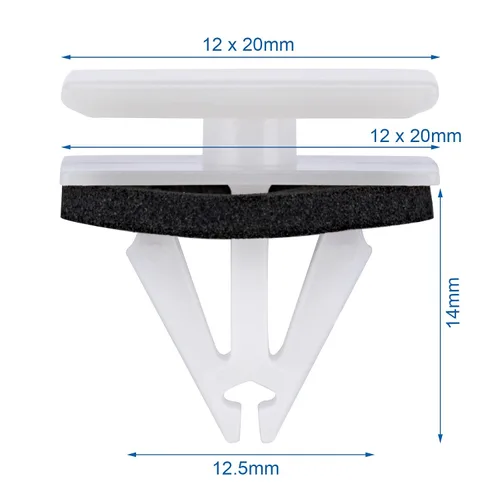 Vista 2 de Panel basculante y clip de moldeo de puerta para Ford W716352-S300 para Mustang Edge Escape F-150 Ranger, Lincoln Continental MKC MKX Nautilus