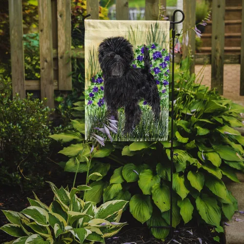 Vista 2 de Caroline's Treasures SS8151GF Affenpinscher - Bandera decorativa para jardín, jardín, jardín, jardín, bandera, bandera, decoración para patio