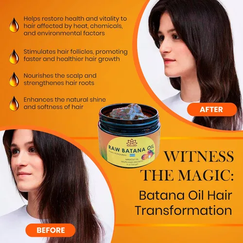 Vista 6 de Aceite de batana de AUTHENTIC - Fuente pura de Honduras Hidrata el cabello, mejora la salud del cuero cabelludo y promueve el crecimiento (4 onzas)