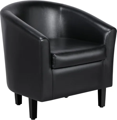 Vista 16 de Yaheetech Silla de Terciopelo Barril, Silla Decorativa Tapizada de Club, Silla Redonda con Cojín Suave para Sala de Estar, Dormitorio, Sala