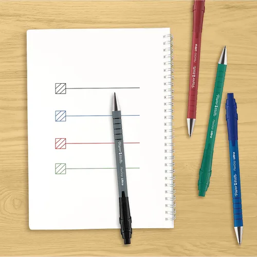 Vista 7 de Paper Mate Flexgrip Ultra RT - Bolígrafo retráctil (punta media, 1mm) paquete de de 2