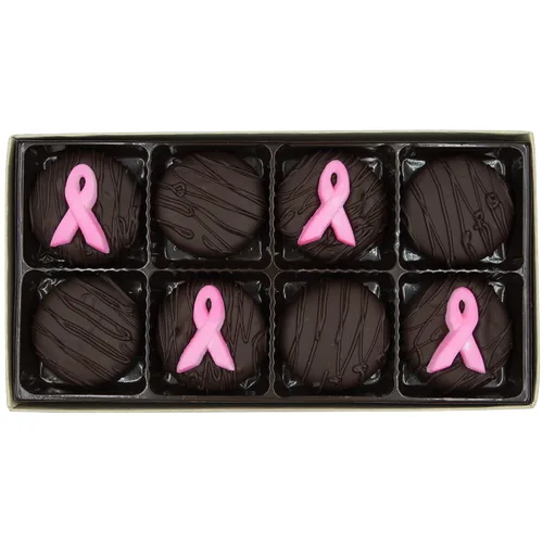 Vista 200 de Galletas Oreo bañadas en chocolate oscuro y con leche, de Philadelphia Candies