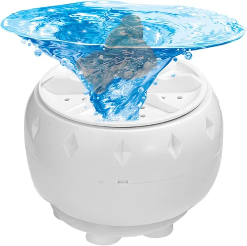 Vista 9 de Lavadora portátil – 3.9x2.8 in silencioso turbina eléctrica Mini lavadora adaptador Dispositivo de limpieza ultrasónica alimentado por USB