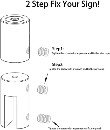 Vista 3 de Colgador de letreros de techo, accesorios de aluminio sólido para colgar cuadros acrílicos/imagen/tablero/marco