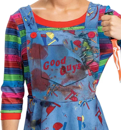 Vista 3 de Disguise Disfraz de chucky de lujo para mujer Azul