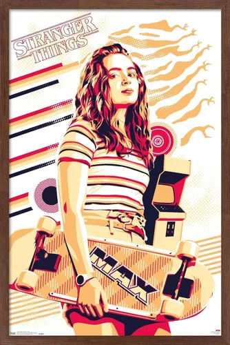 Vista 16 de Trends International Netflix Stranger Things: Season 3 - Póster de pared máximo, 14.725 x 22.375 pulgadas, versión enmarcada de madera de granero