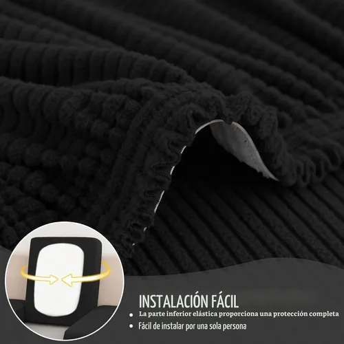 Vista 4 de BT.WA Fundas de sofá seccional para sofá con cojín en forma de L, funda de sofá lavable, suaves fundas de cojín de sofá, fundas elásticas para sofá