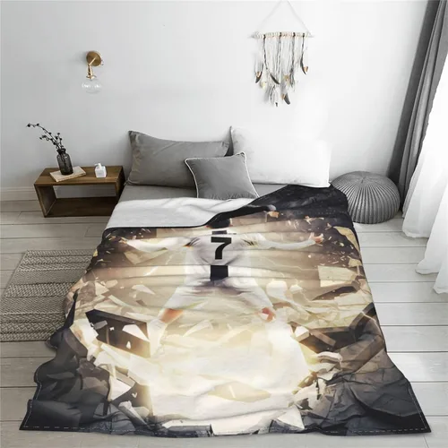 Vista 7 de #7 - Mantas de felpa de micro viaje ultra suaves para el hogar, cama, sofá, sala de estar