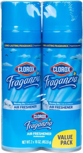 Vista 8 de Clorox Fraganzia - Ambientador en aerosol en aerosol con aroma a ráfaga de cereza, eliminador de olores de larga duración y ambientador