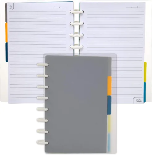 Vista 152 de Talia - Cuadernos de notas con tapas, planificador, personalizables, (Rosa de los 90, Junior (5.5 pulgadas x 8.5 pulgadas))