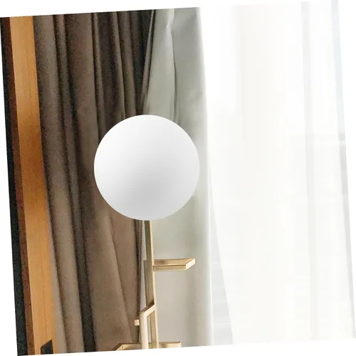 Vista 4 de Lámpara de globo de vidrio para lámpara de cristal, pantallas de repuesto, cubiertas de luz de burbuja redonda, protector de bombilla para pared